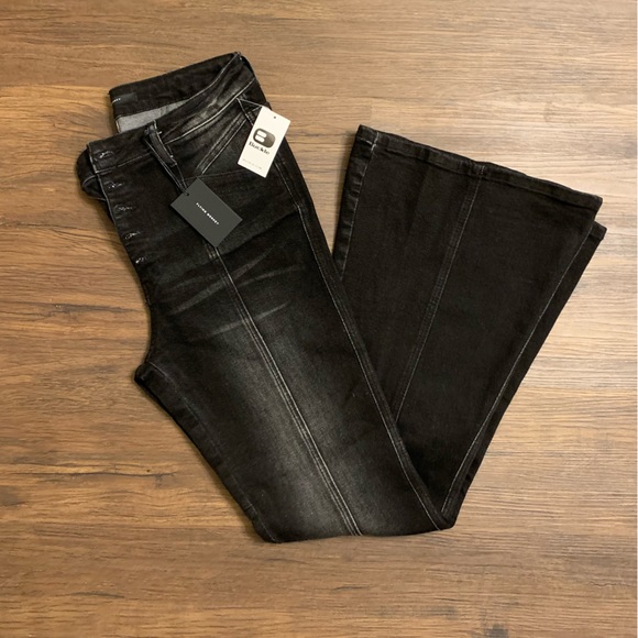 Flying Monkey Denim - Flying Monkey high rise bell bottom jeans